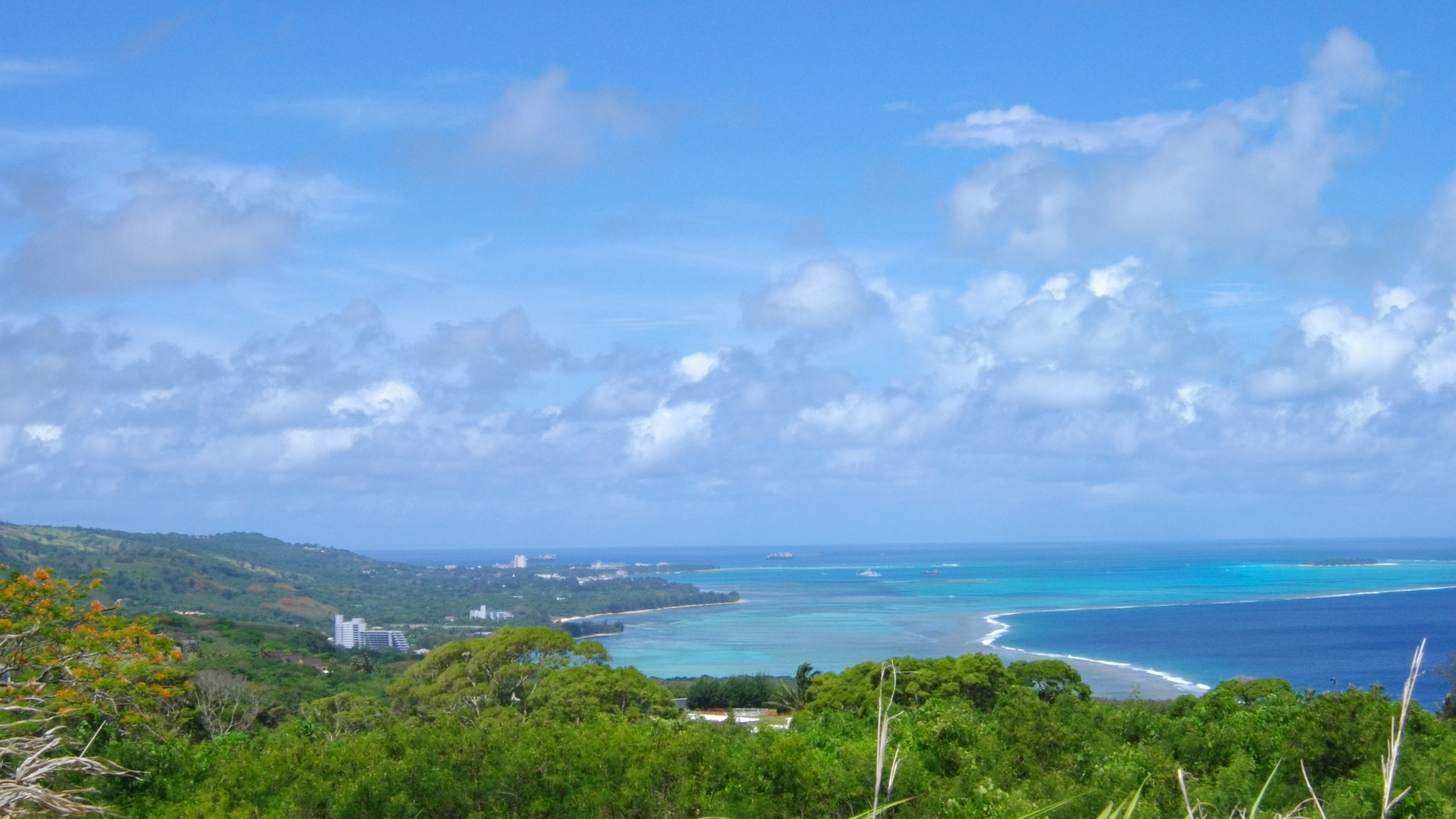 View of northern Saipan